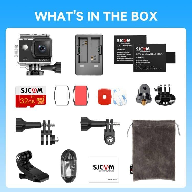 SJCAM SJ4000 Air 40MP 3-Axis Action Camera 4K30FPS 40MP