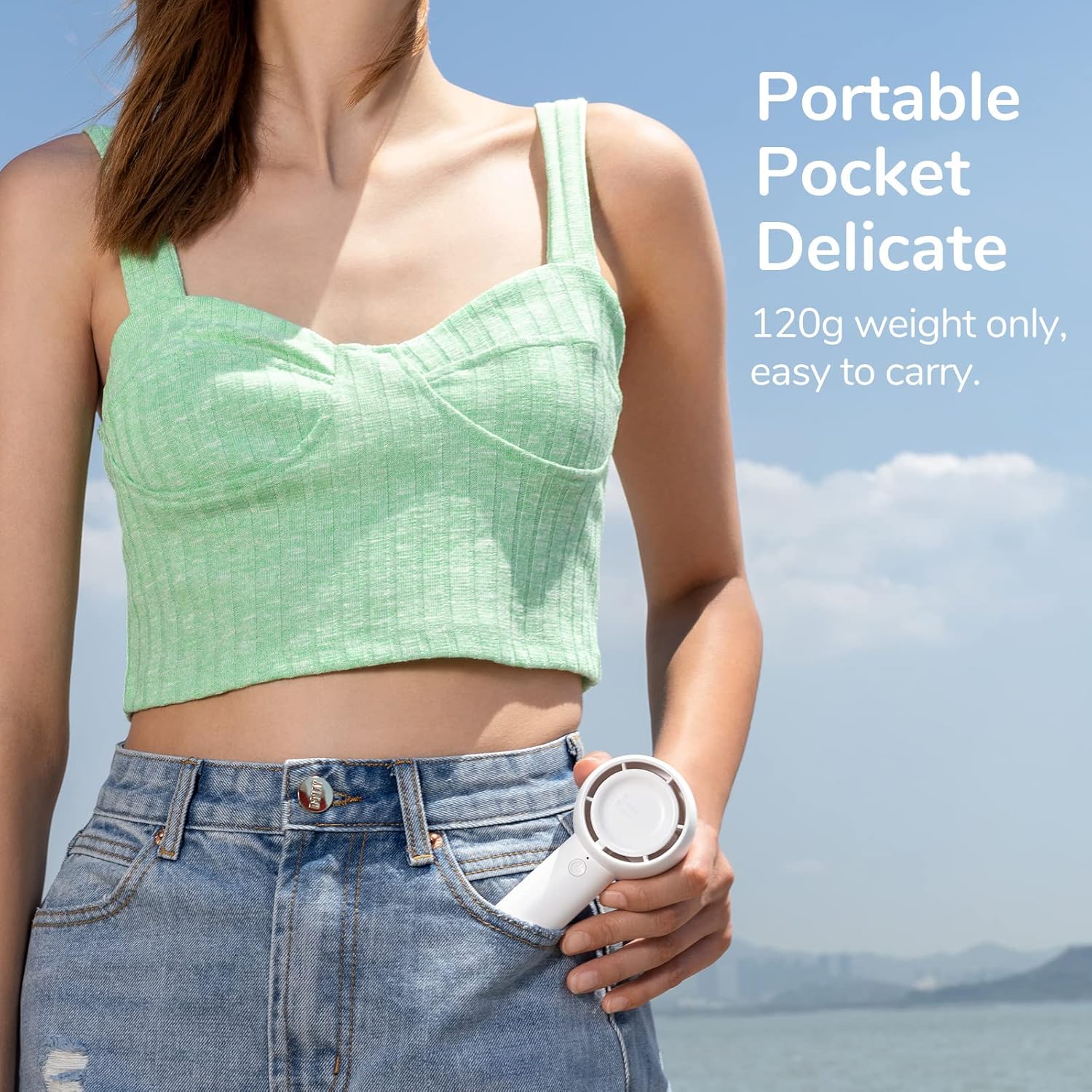 Jisulife Portable Personal Fan FA42 White