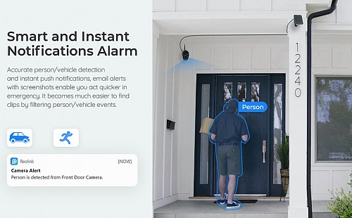 Reolink BP Outdoor Battery Camera 4MP PTZ ARGUS PT Dual White