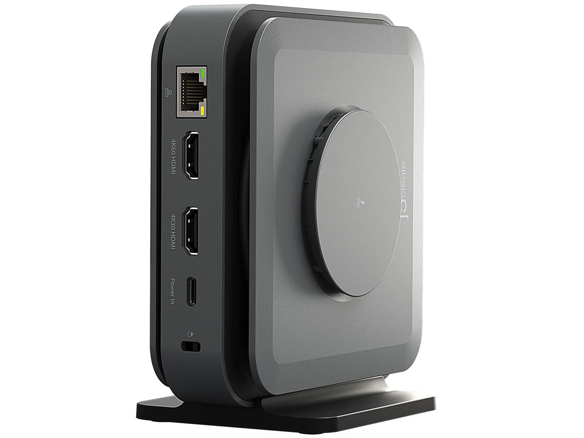 j5create Dock USB-C Dual Display 4K MST MacBookM3 HDMI/RJ45/SD/USB/PD + Wireless Charger + 140W PSU UK JCD3199P