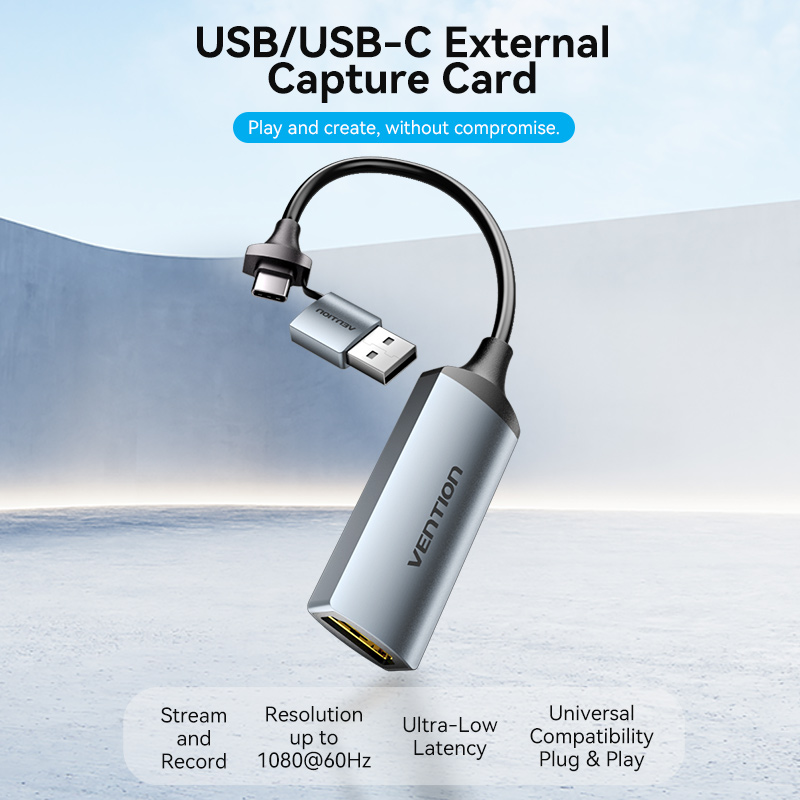 Vention Converter USB-C to HDMI Video Capture Card ACWHA
