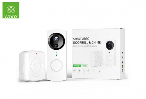 WOOX R7087 Wi-Fi Smart Video Doorbell & Chime White