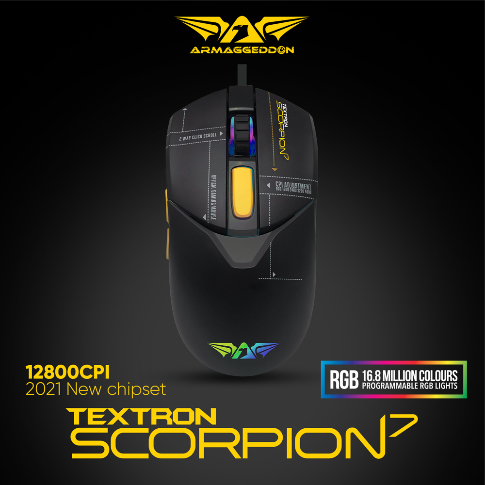 Armaggeddon Gaming Mouse Wired SCORPION 7 Lite