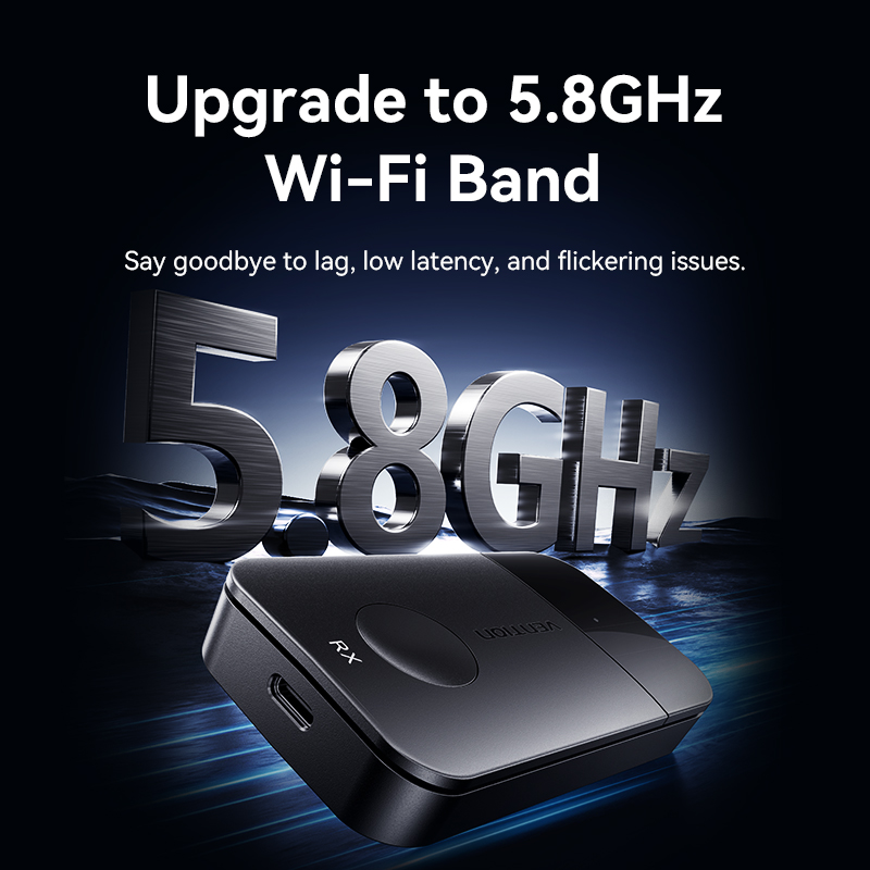 Vention HDMI Wireless Transmitter-Receiver HDMI to USB-C 4K30Hz ADOBB