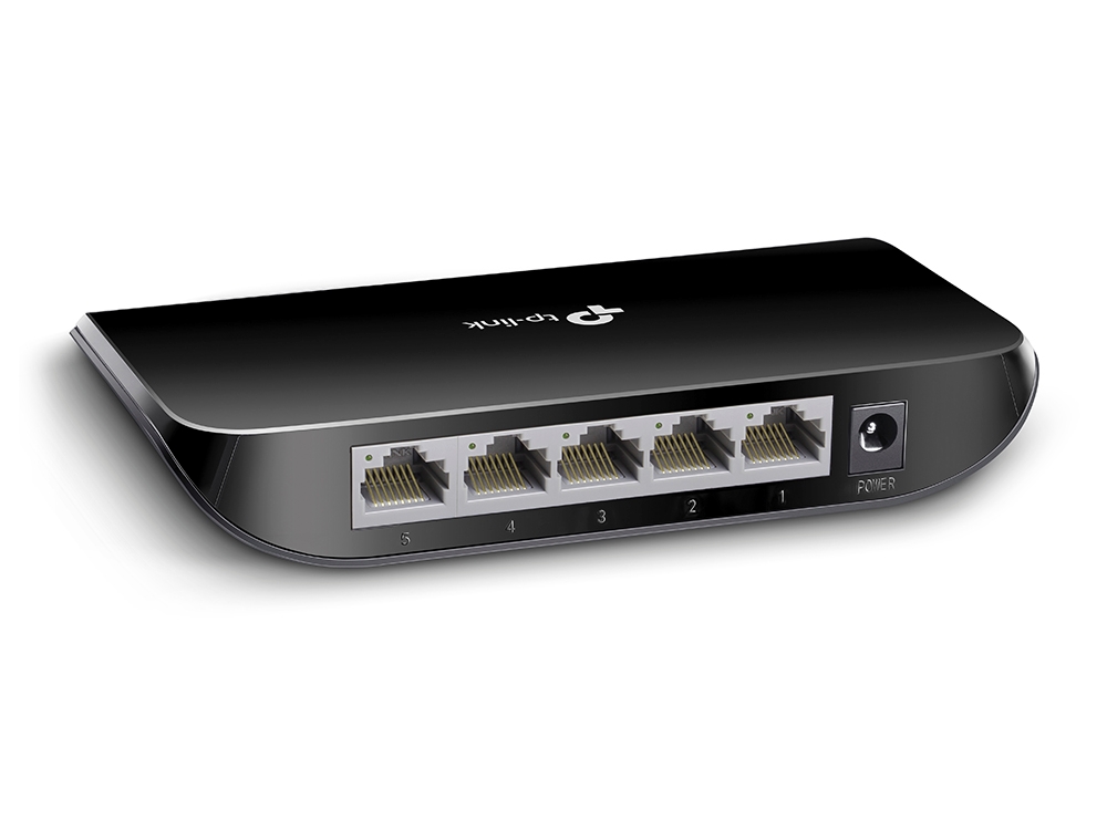 TP-LINK TL-SG1005D 5-Port 10/100/1000Mbps Gigabit Desktop Switch