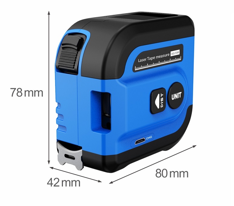 Noyafa Laser Tape Measurement Tool with Digital Display and 60m Range NF-2260L