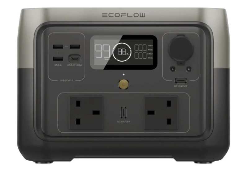 EcoFlow RIVER 2 MAX UK Portable Power Station 500W