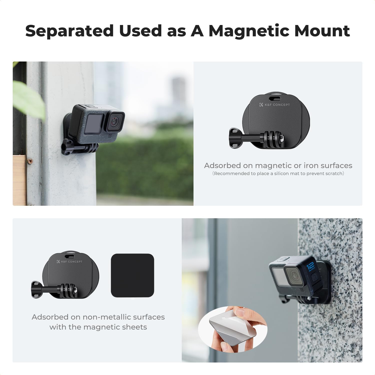 K&F CONCEPT Magnetic Chest Mount for Mobile Phones , Action Cameras