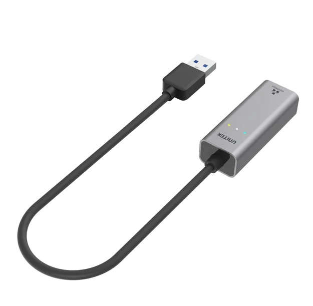 Unitek Converter USB-A to LAN Gigabit Ethernet Alum Y-3464