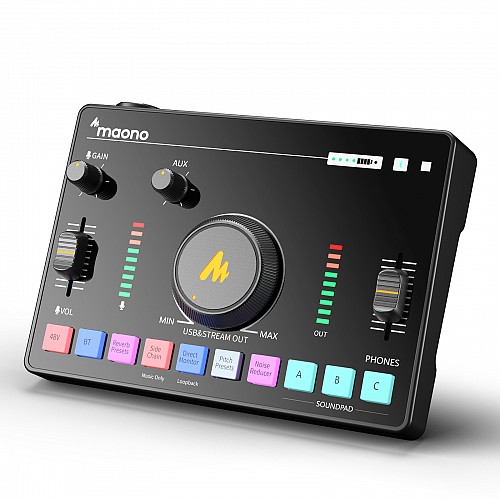 Maono Streaming Audio Mixer Console AMC2 NEO