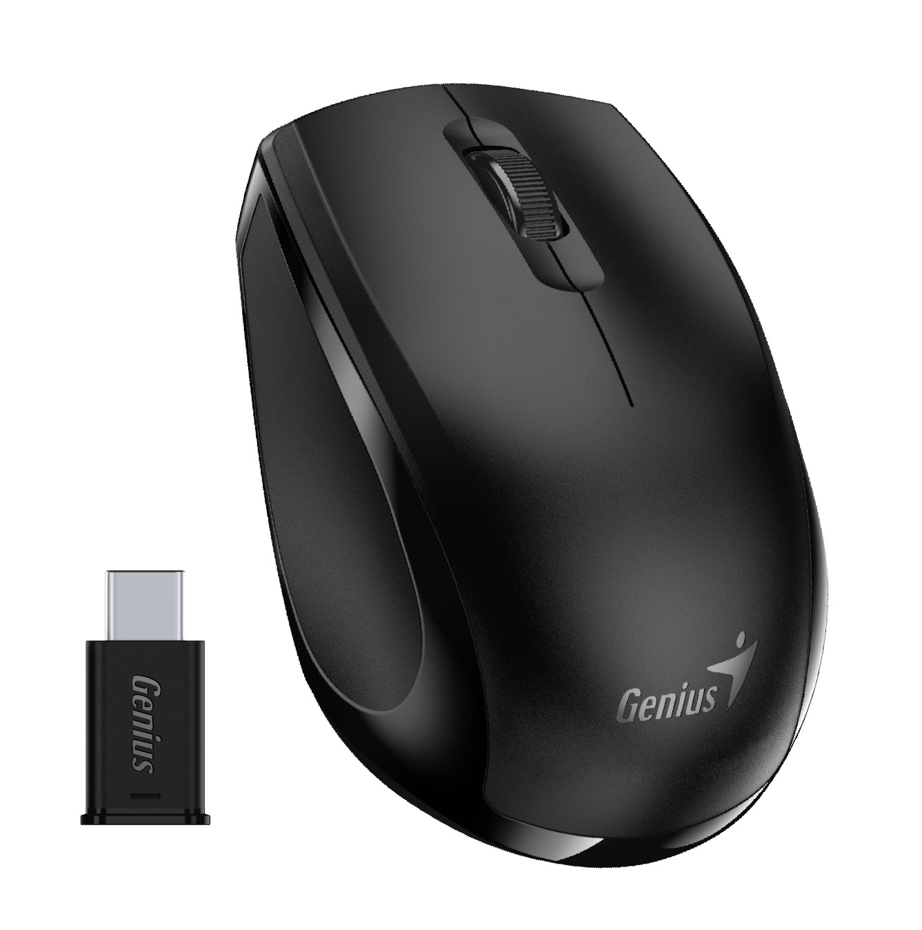 Genius Mouse Wireless Silent USB-C Receiver NX-8006S Black