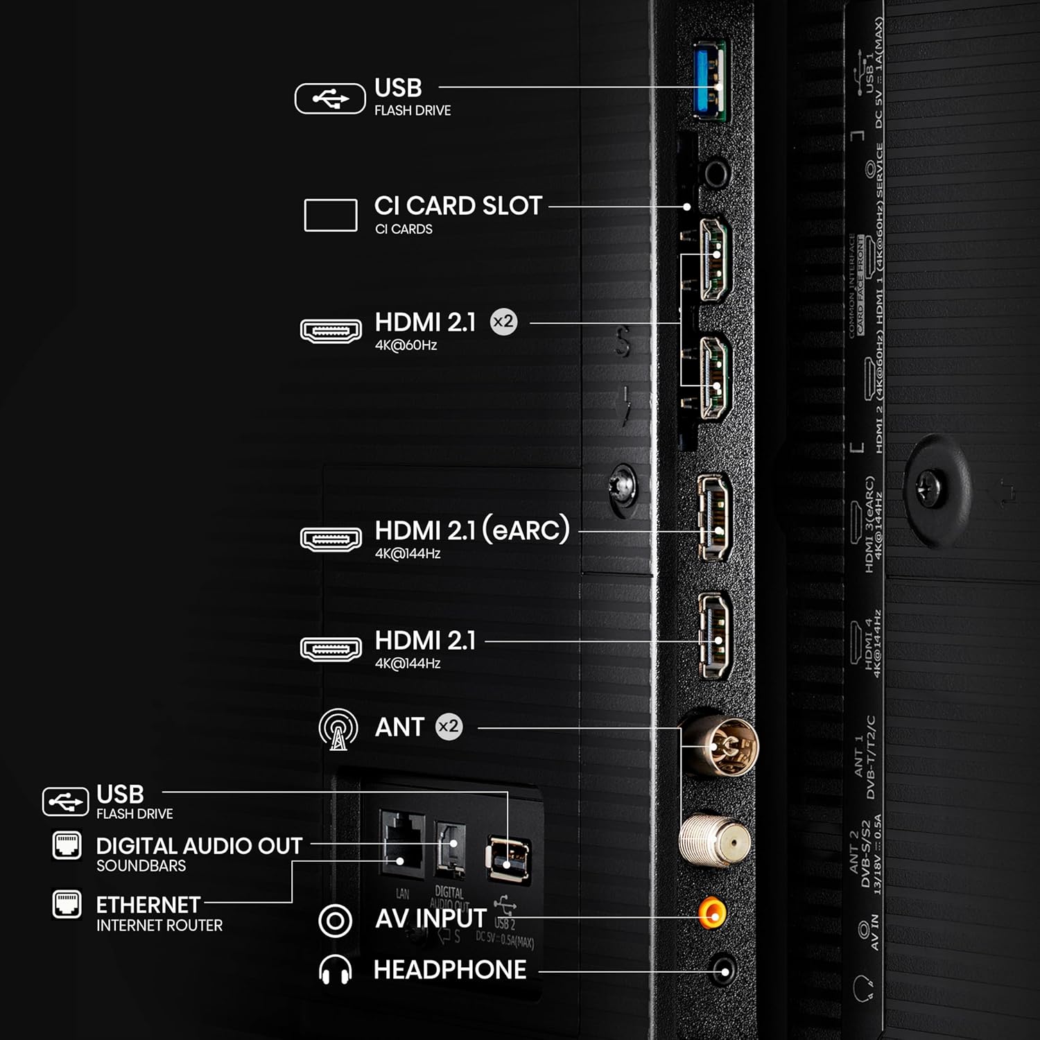 Hisense 75U8NQ 75'' 4K Smart QLED MINI LED 120hz TV