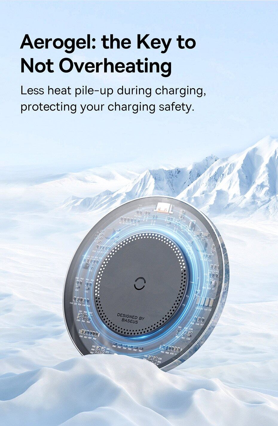 Baseus Wireless Charger 15W SIMPLE 2 Black