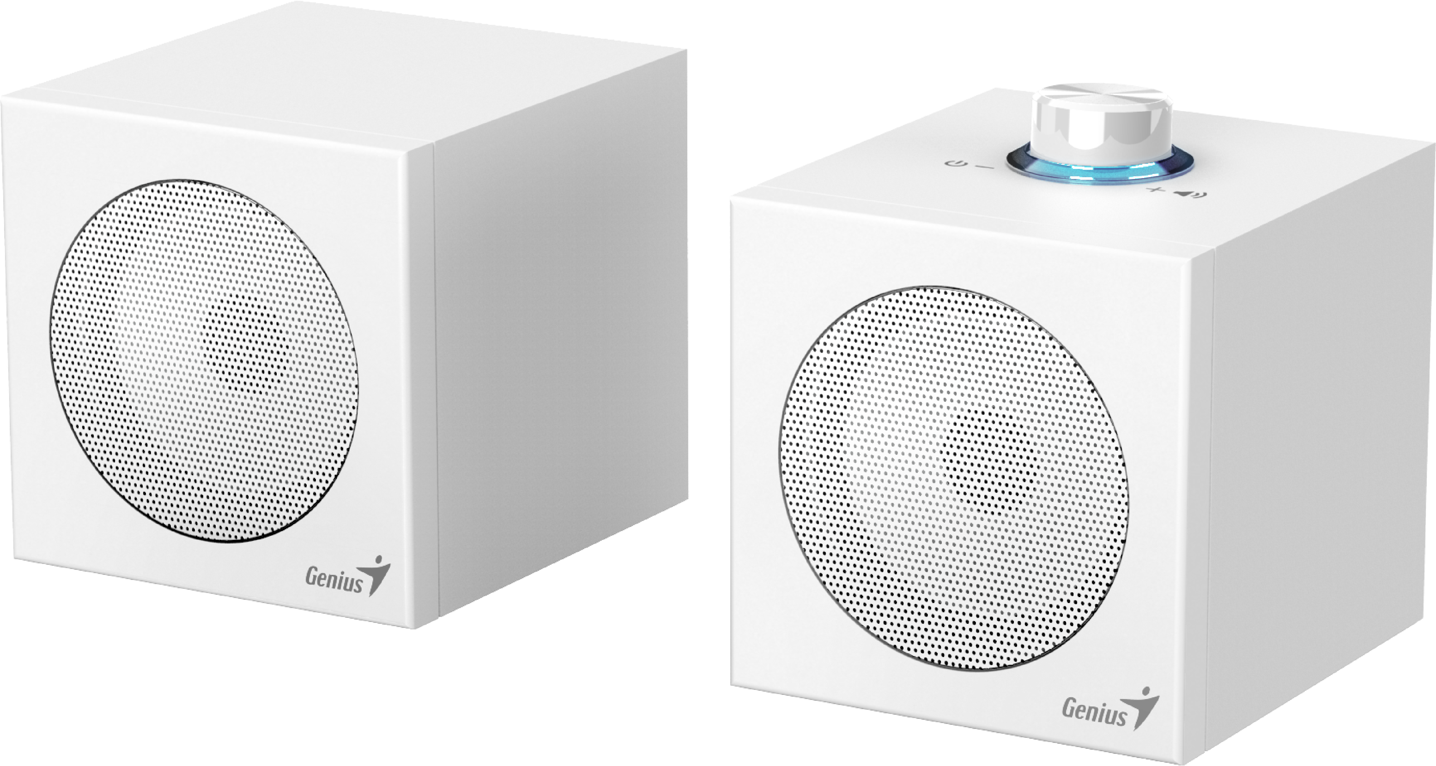 Genius PC Speakers 2.0 USB Audio 4W RMS USB-A+C SP-HF300U White