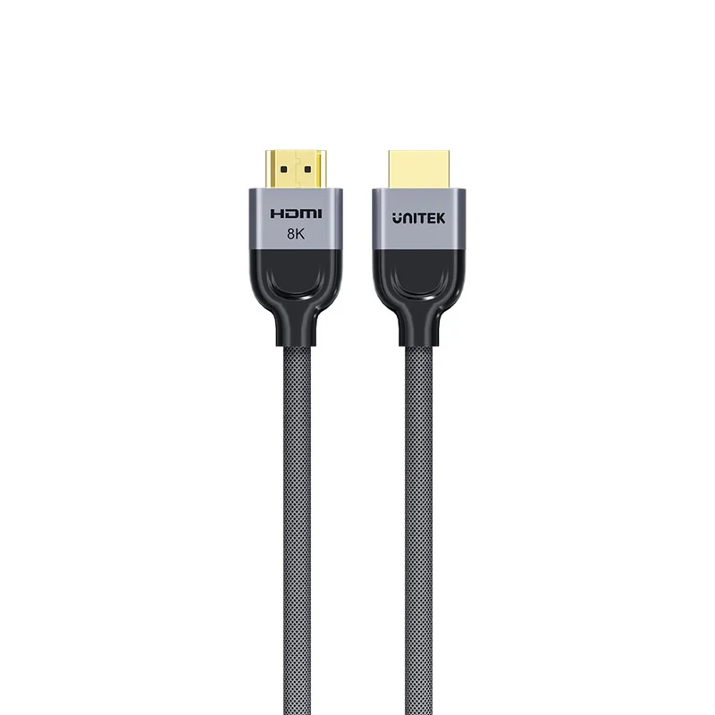 Unitek HDMI 2.1 Cable 8K60Hz Braided 10.0m C11093RGY-10M
