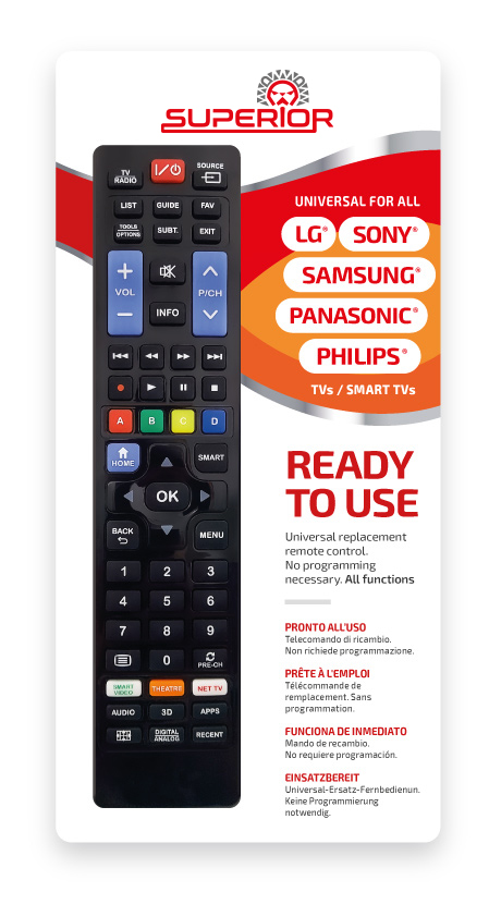 Superior Ready5 LG/Samsung/Sony/Phil/Psonic SMART Extended