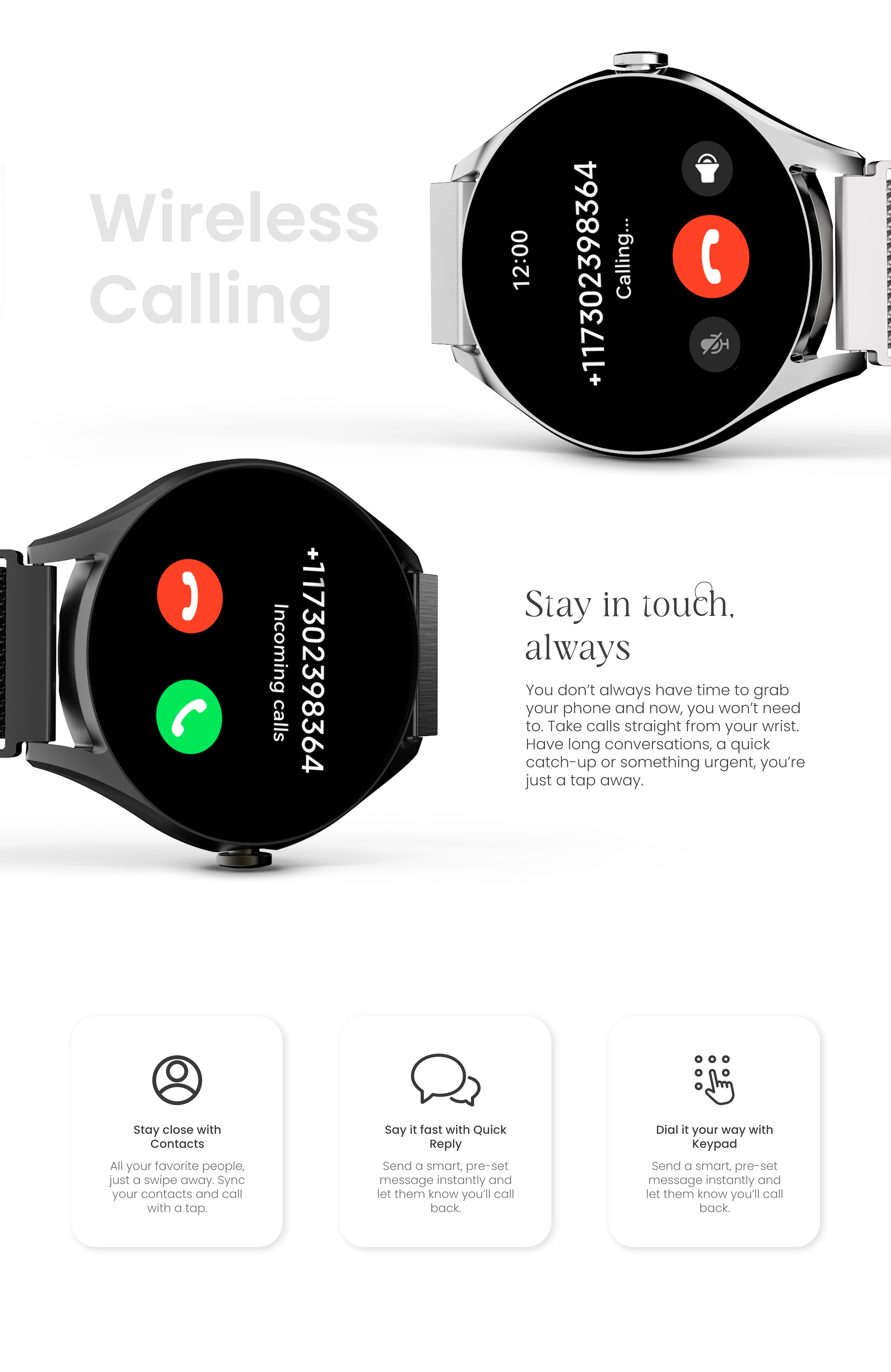 HiFuture Lifestyle SmartWatch AURA 2 Rose Gold