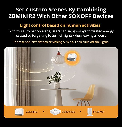 SONOFF Zigbee Smart Switch ZBMINIR2