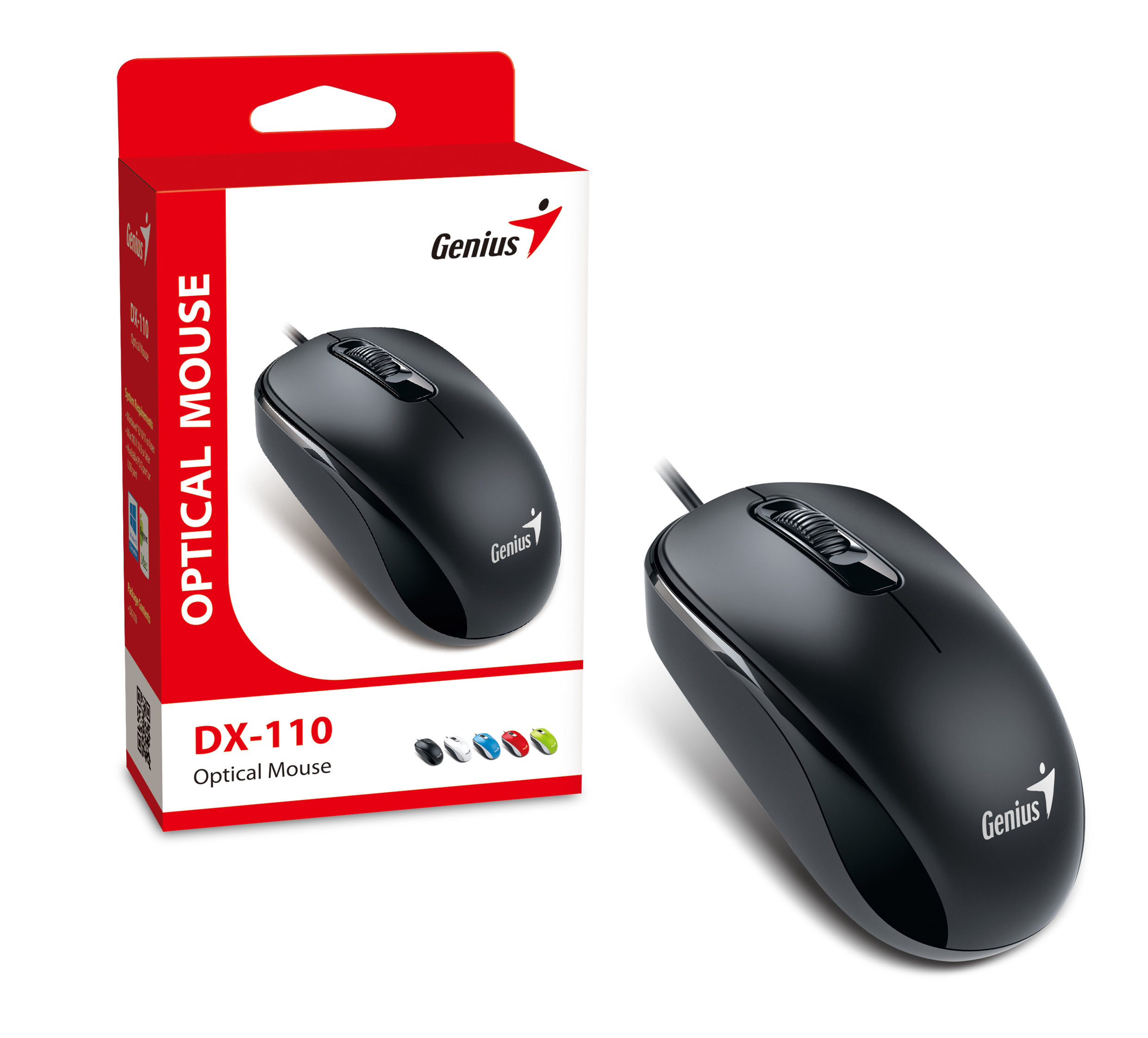 Genius Mouse Wired USB DX-110 Black