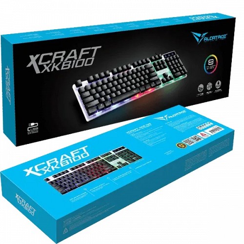 Alcatroz X-CRAFT XKB100 Wired Gaming RGB Keyboard