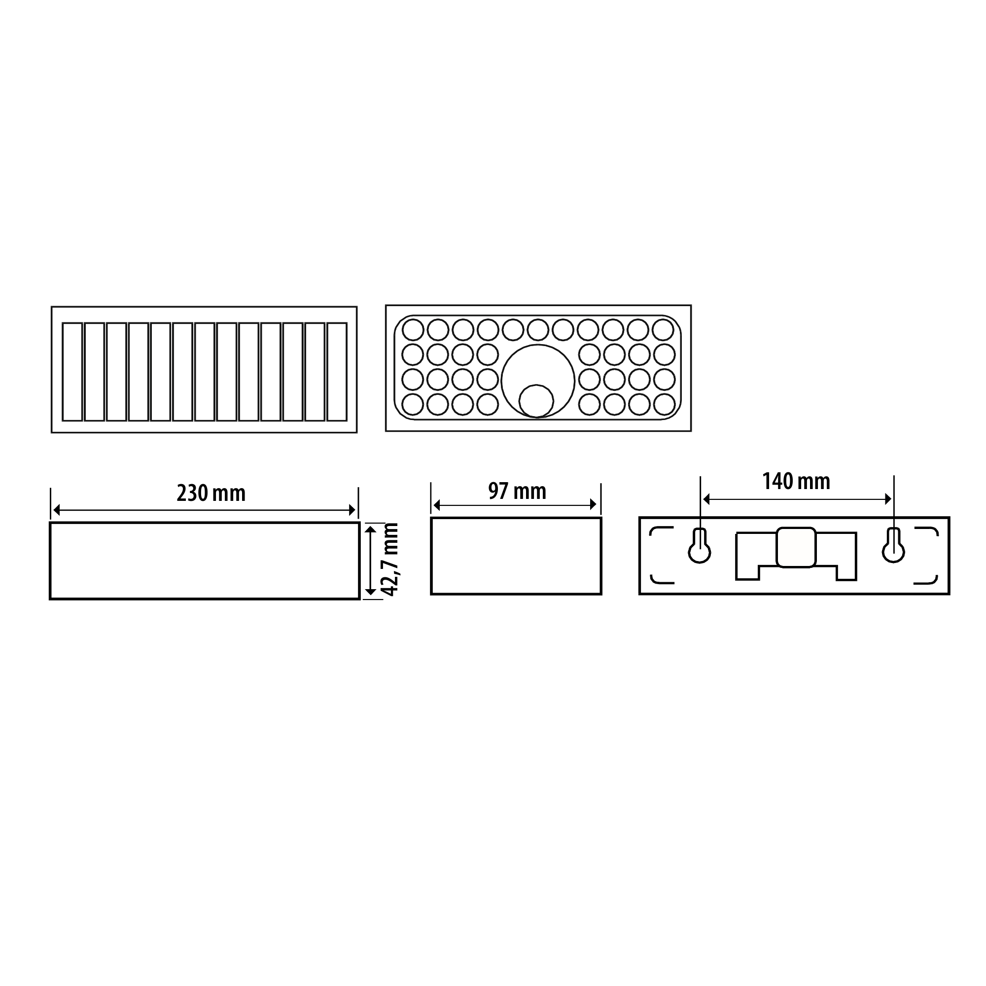GBC DOGI STONEWALL XL Solar LED Wall Light with PIR
