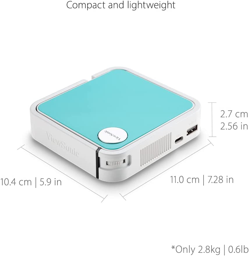Viewsonic Projector M1 Mini LED Ultra Portable 120 Lumens