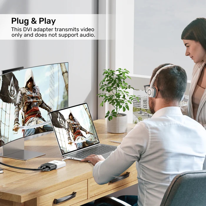 Unitek Converter USB-C to DVI Adapter V1429A