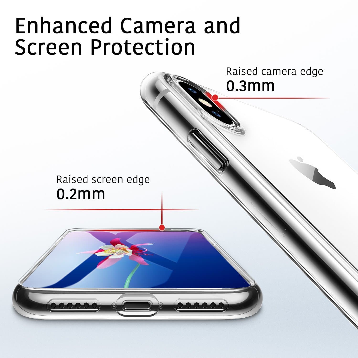 ESR Essential Zero Clear Case for Iphone XS/X