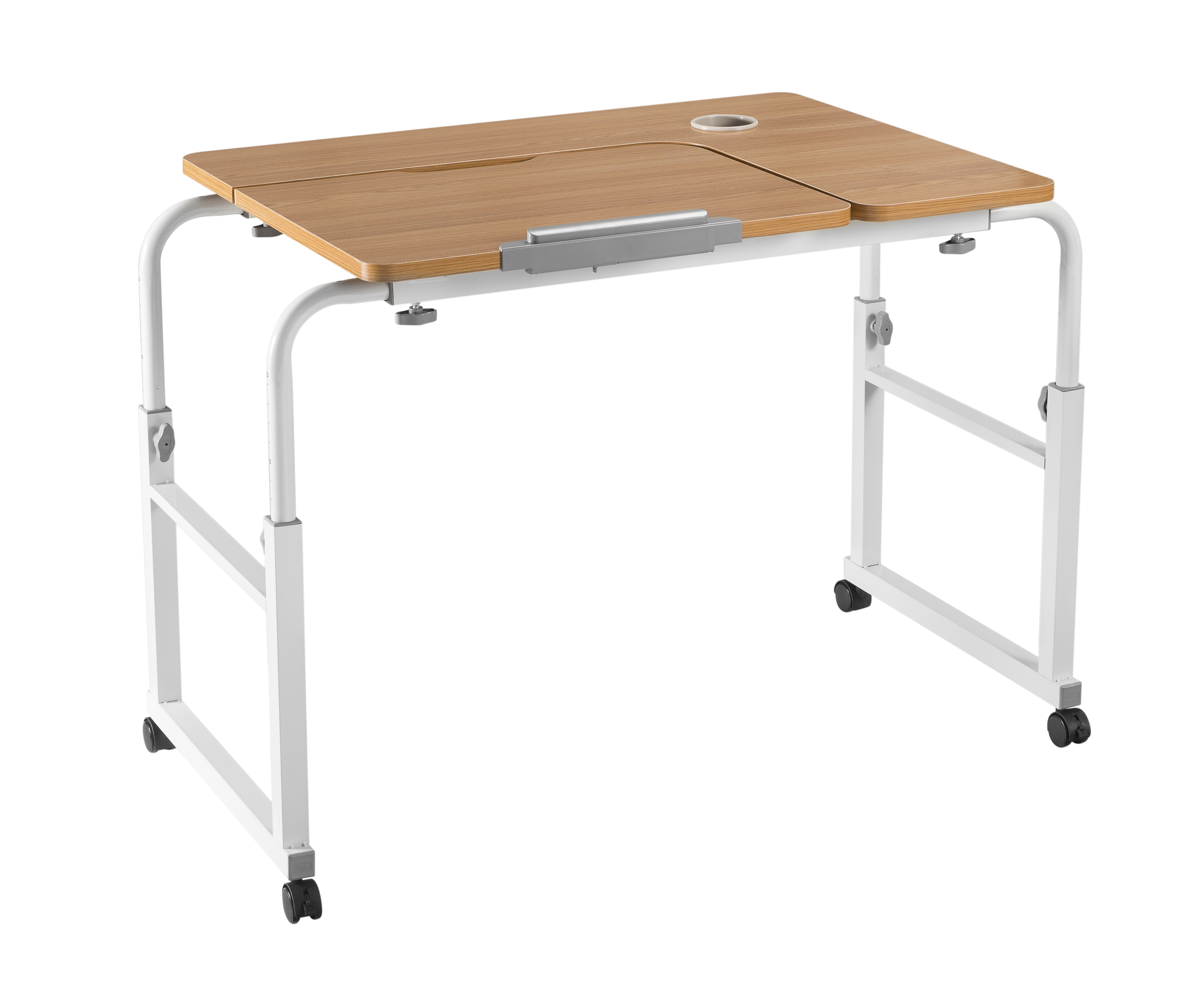 Lumivida Computer Tray Desk Mobile Height & Width Adjustable 60x80cm FWS10-1