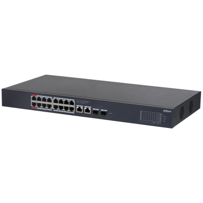 Dahua PoE Gigabit Switch 16ports 240W CLloud Managed CS4220-16GT-240