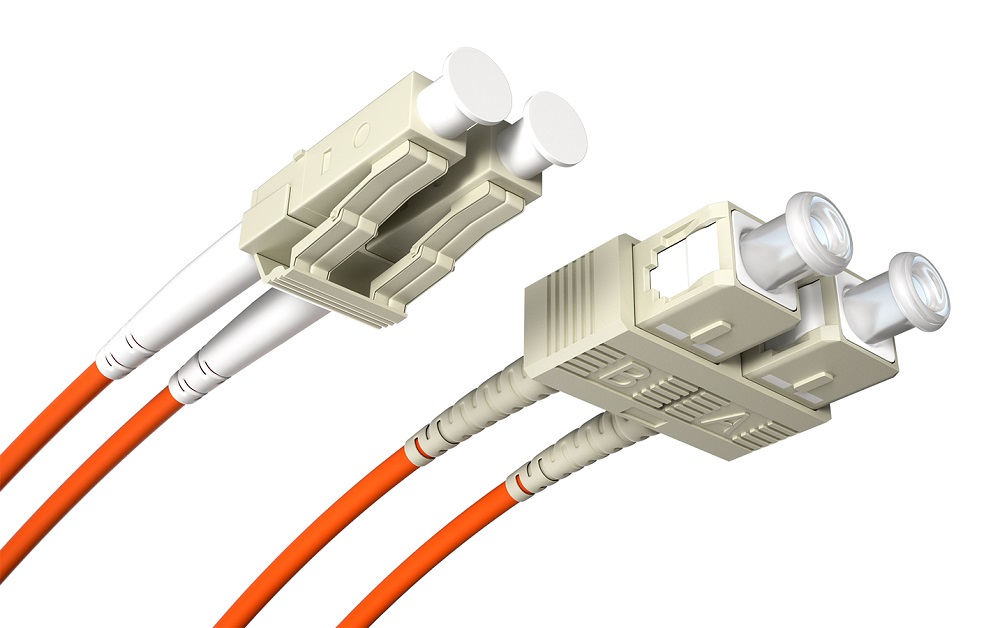 Opton Fiber Patch Cord LC/-SC MM 50/125UM Duplex OM2 1.0m
