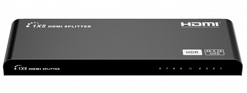 Lenkeng HDMI Splitter 2.0 4K60Hz Scaler 1x8 LKV318HDR-V3.0