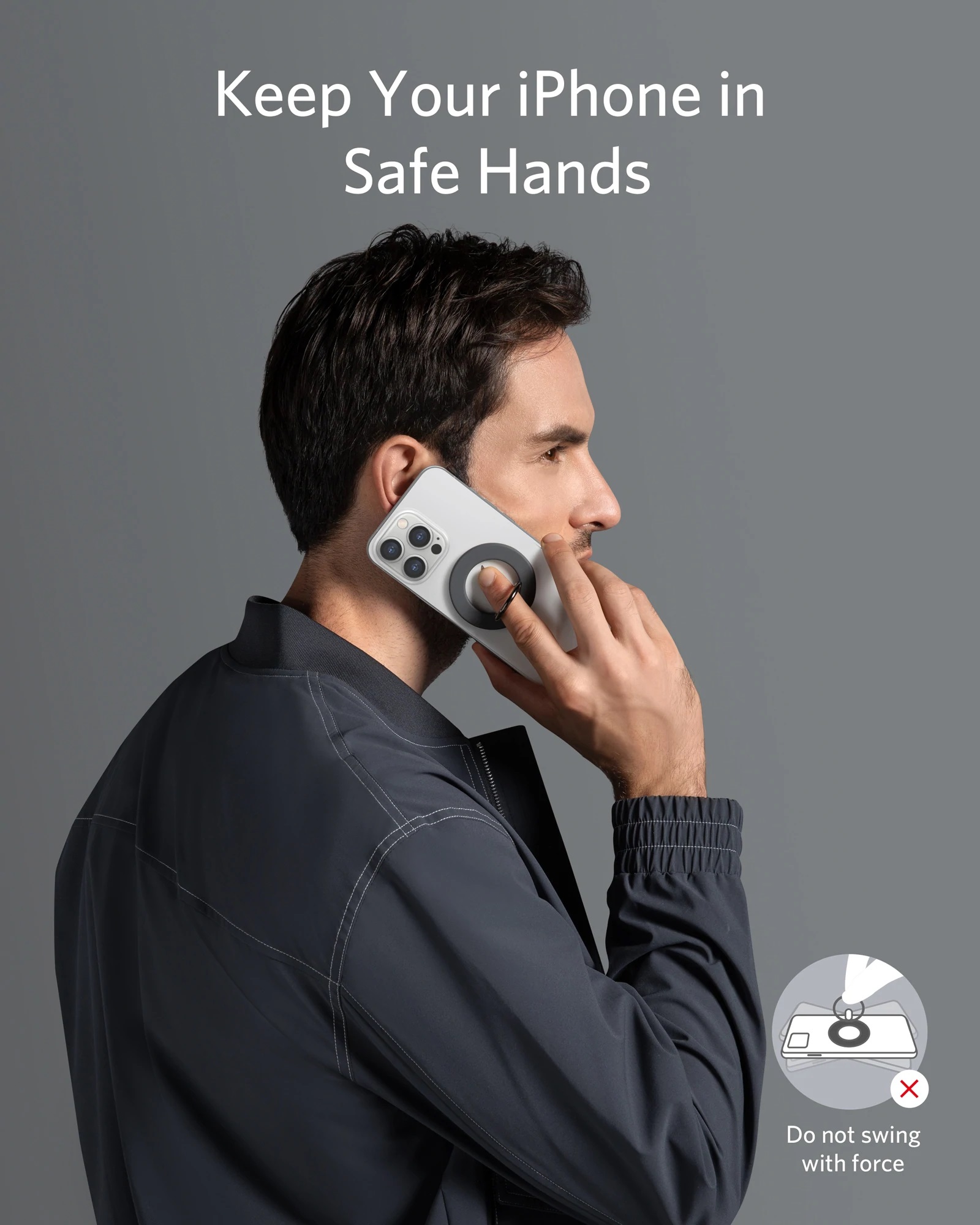 Anker Mag-Go Ring Holder Black