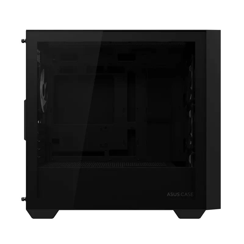ASUS PC Case Gaming mATX Mesh Front Panel Tempered Glass Side Window 4x Pre-Installed ARGB Fans A21 PLUS Black
