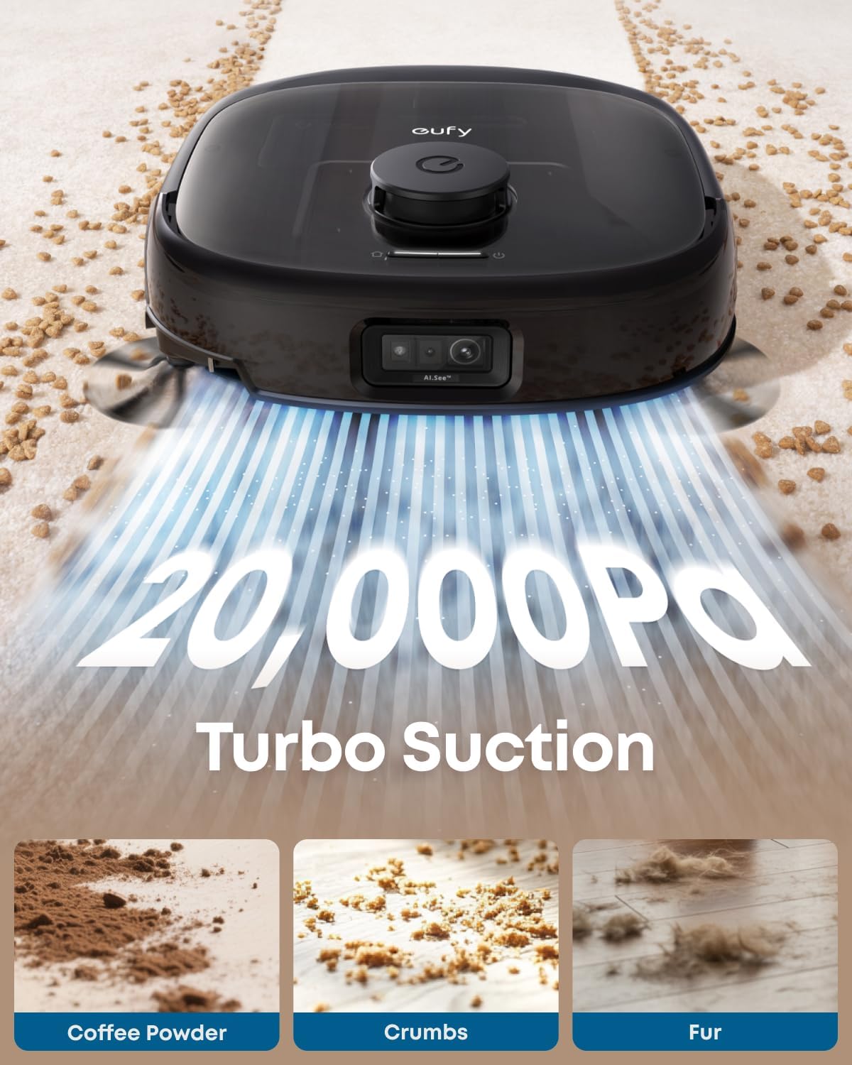 Anker Eufy Robot Vacuum Omni E28 with FlexiOne Portable Deep Cleaner