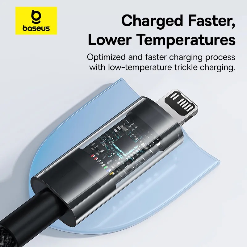 Baseus Cable Lightning to USB-C Gem Series 2.0m 20W White