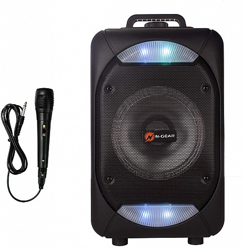 N-Gear FLASH610 6'' Portable Karaoke Speaker LED/BT/USB/Mic