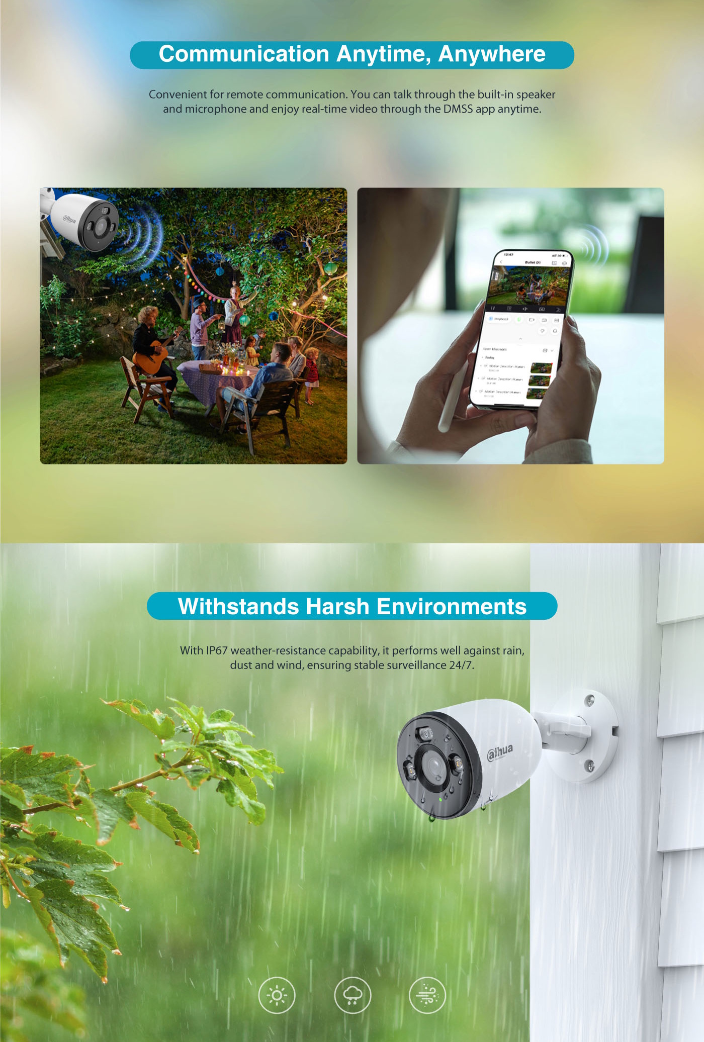 Dahua IP 5.0MP Wifi Bullet Dual Illumination F5D-PV