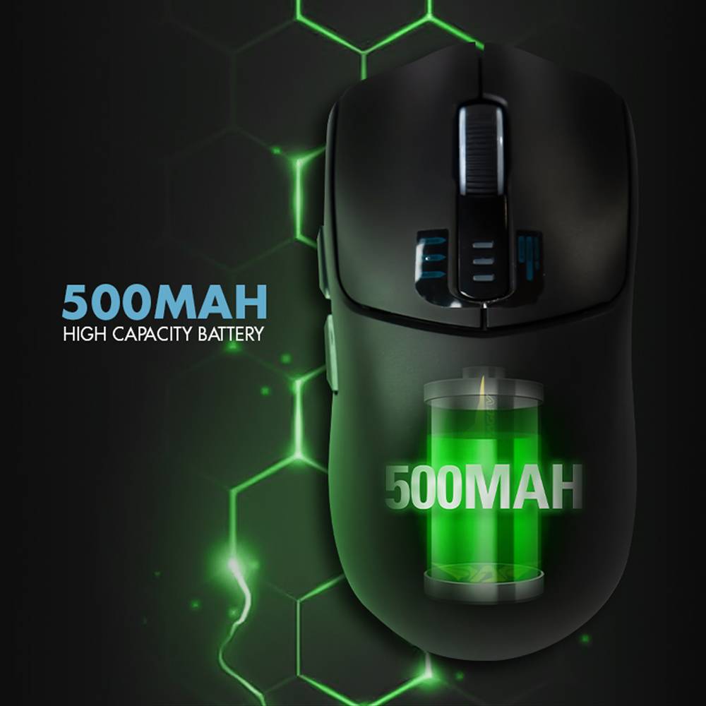 Armaggeddon Gaming Mouse Wired+2.4G+BT Recharge 5B MIRAGE-V White