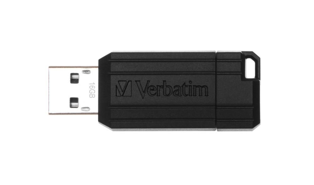 Verbatim USB Drive 2.0 Pinstripe 64GB Black