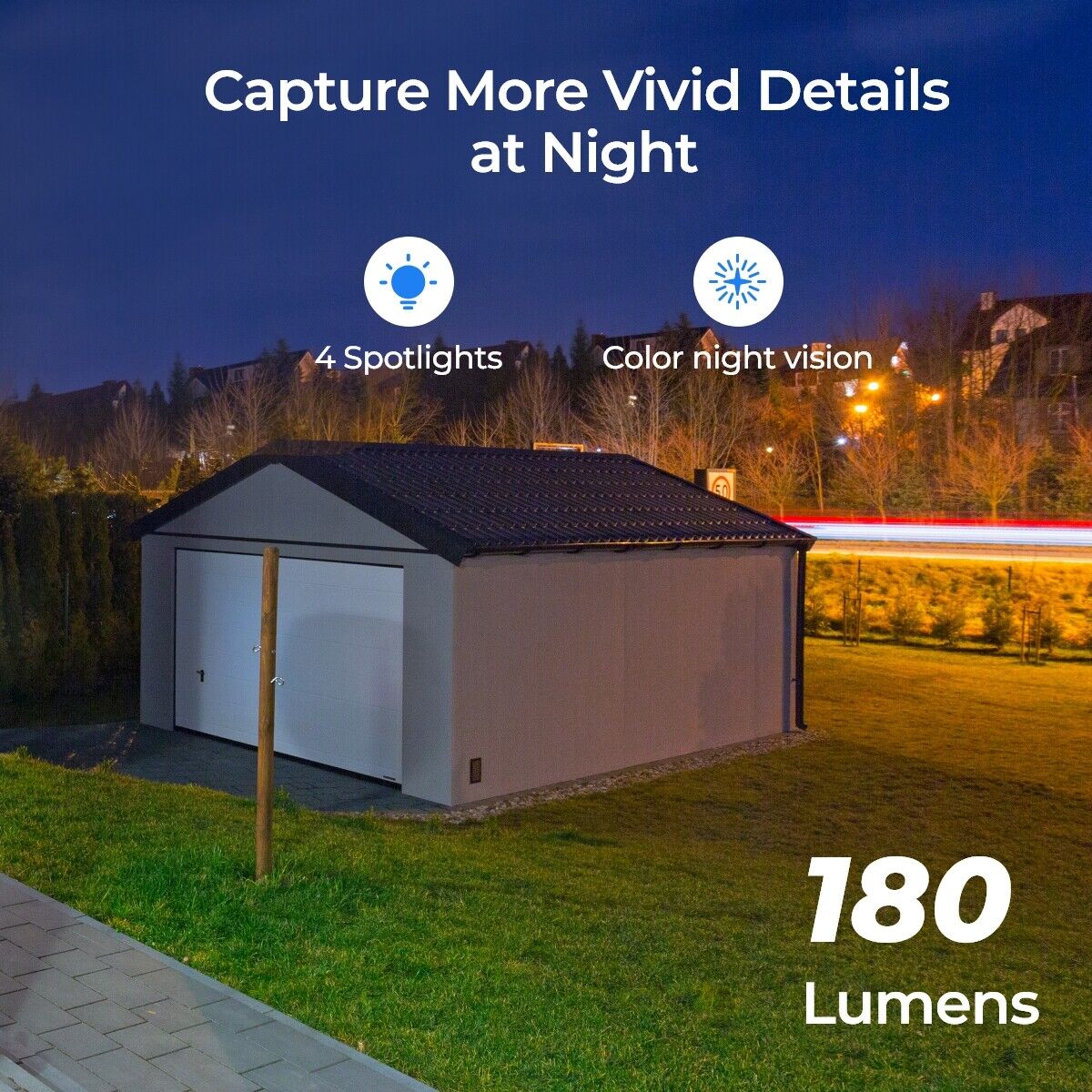 Reolink WIFI Outdoor PTZ Camera 4K 3x Optical Zoom E1 Outdoor Pro