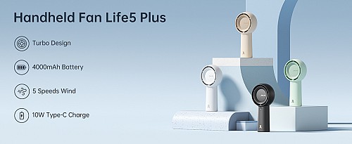 Jisulife Portable Personal Fan FA43 White