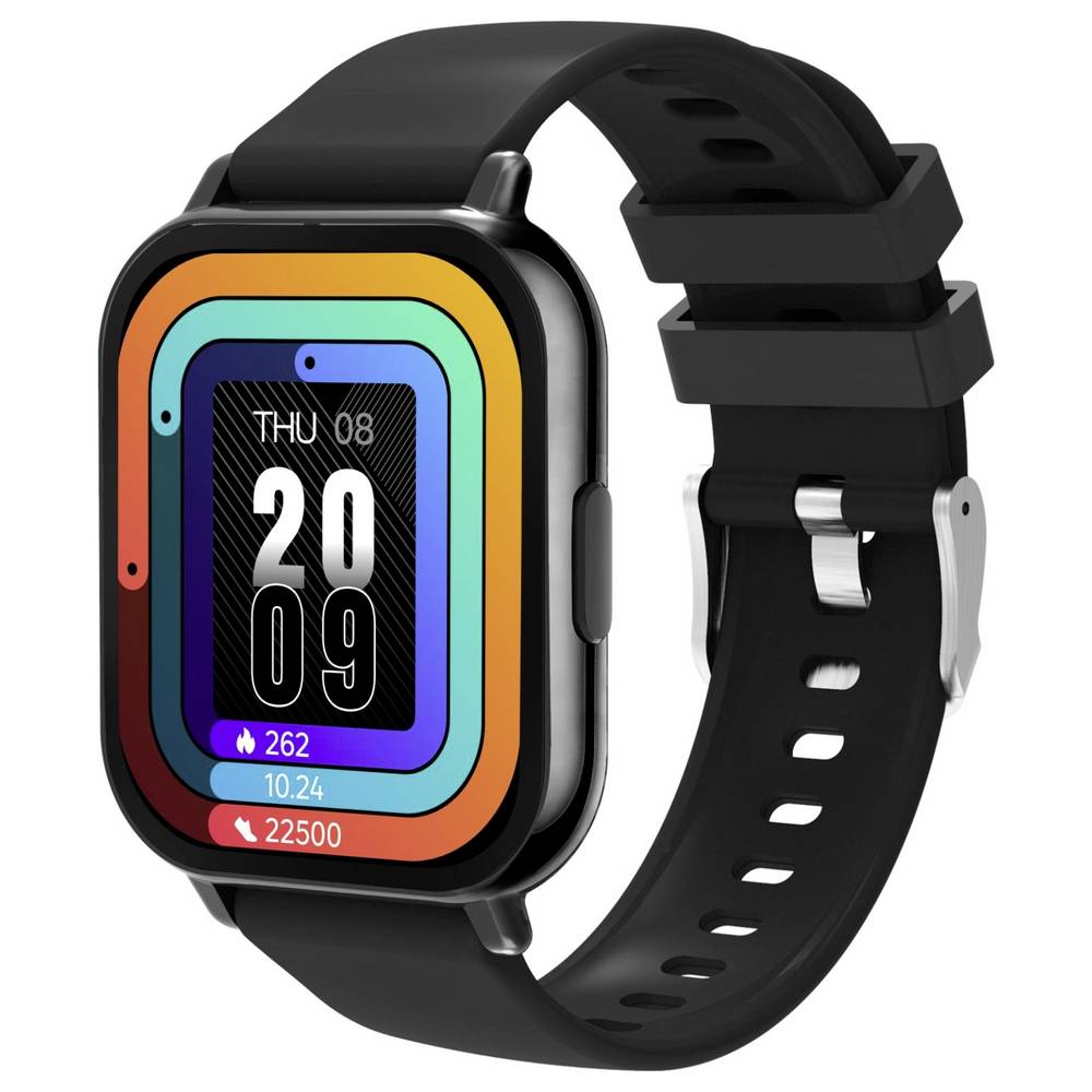 Denver Smartwatch with Call Function, Blood Pressure, SWC-176B Black