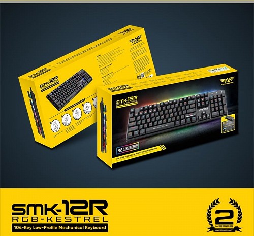 Armaggeddon SMK-12R Red Switch Low Profile RGB Mechanical Keyboard