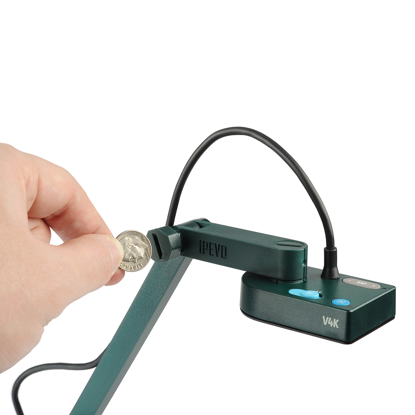 IPEVO V4K Ultra HD 8MP USB Document Camera Visualiser