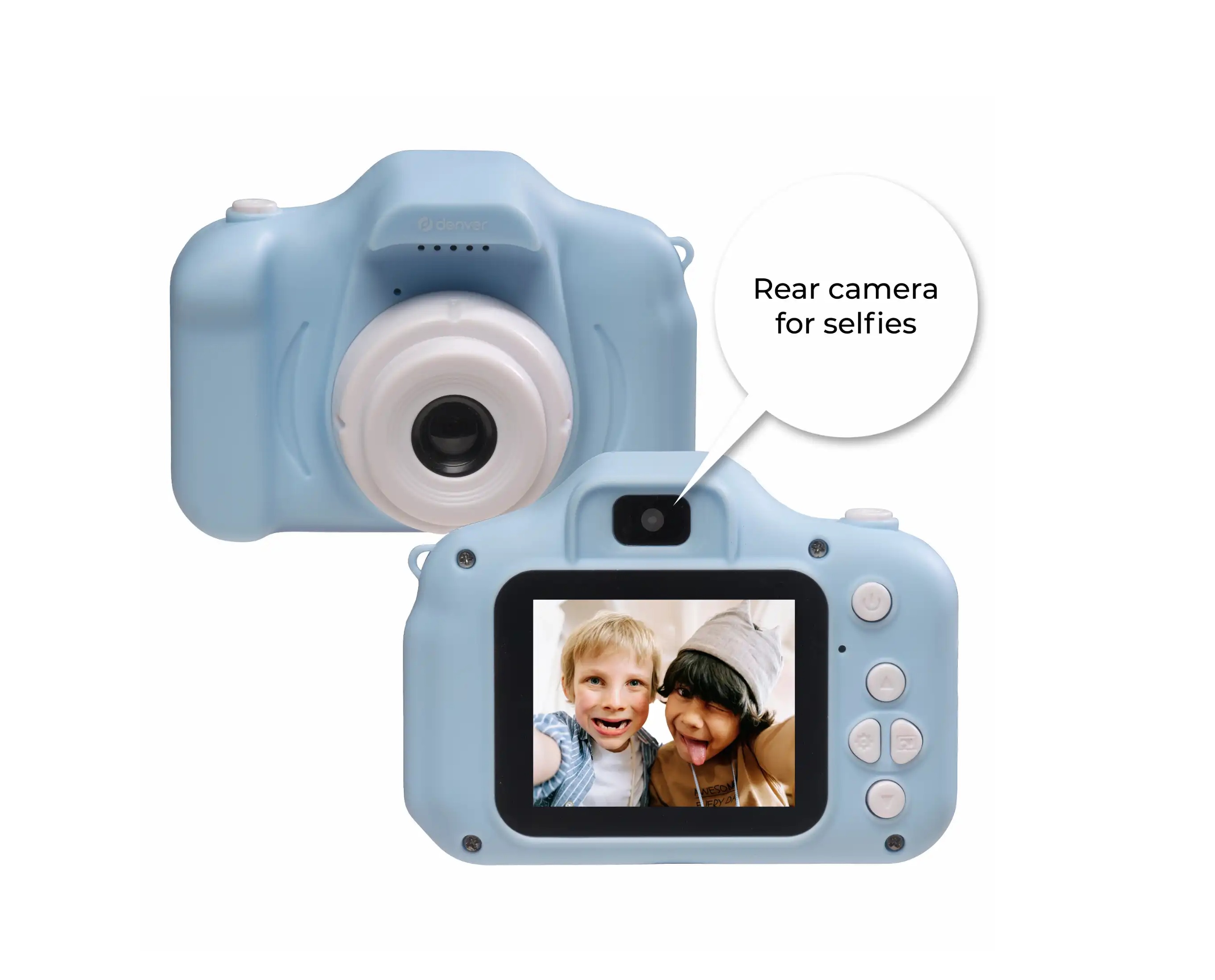 Denver Kids Photo Digital Camera 40MP with 5 Games KCA-1340BU Blue