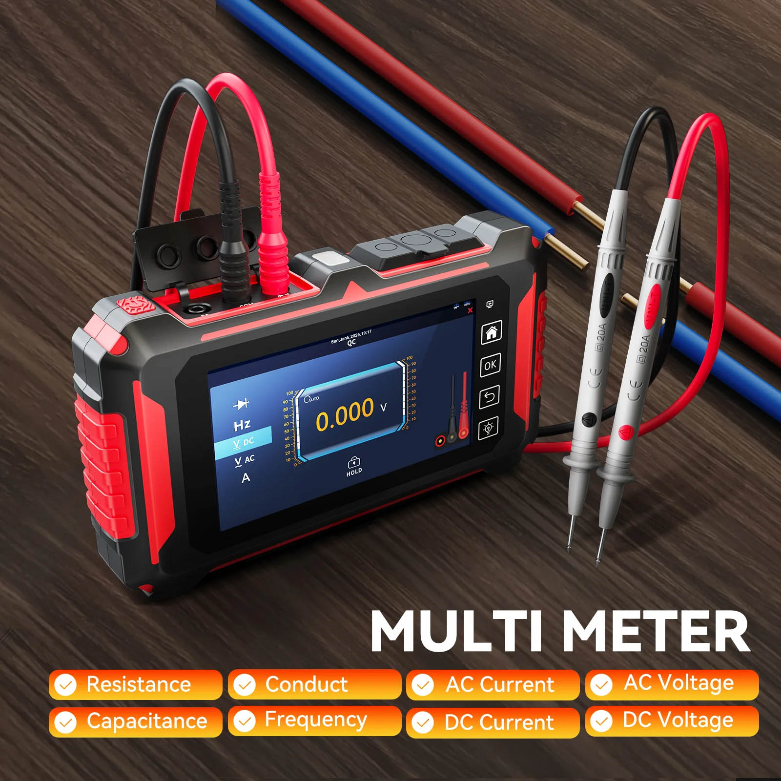 Noyafa Fiber & Network Tester with 150km OTDR, Full-protocol Network Analysis, PoE Testing, Ethernet Cable Verification, Multimeter NF-8607