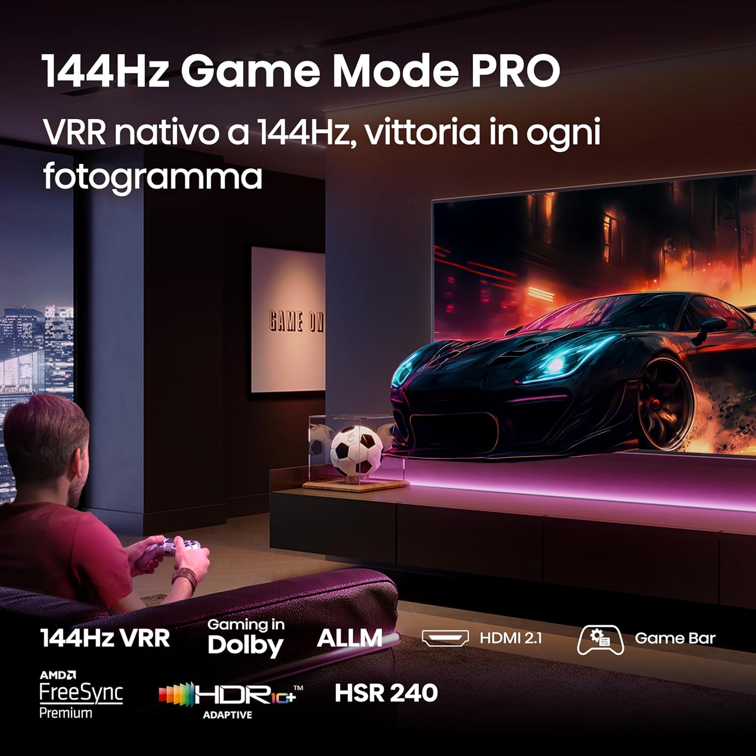 Hisense 75E7Q PRO 75'' 4K Smart QLED TV 144 HZ