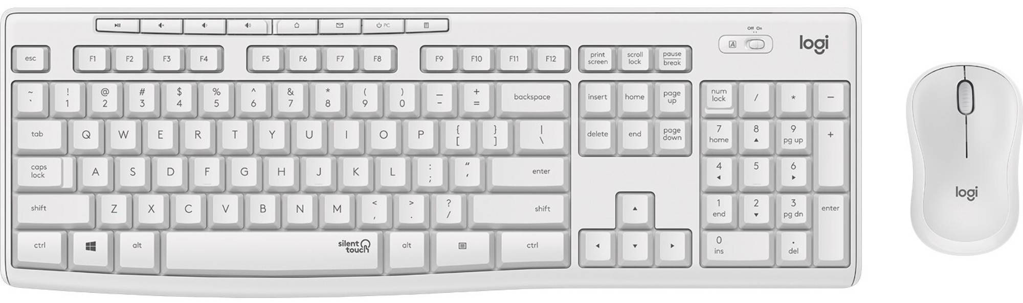 Logitech MK295 Silent Keyboard and Mouse Combo