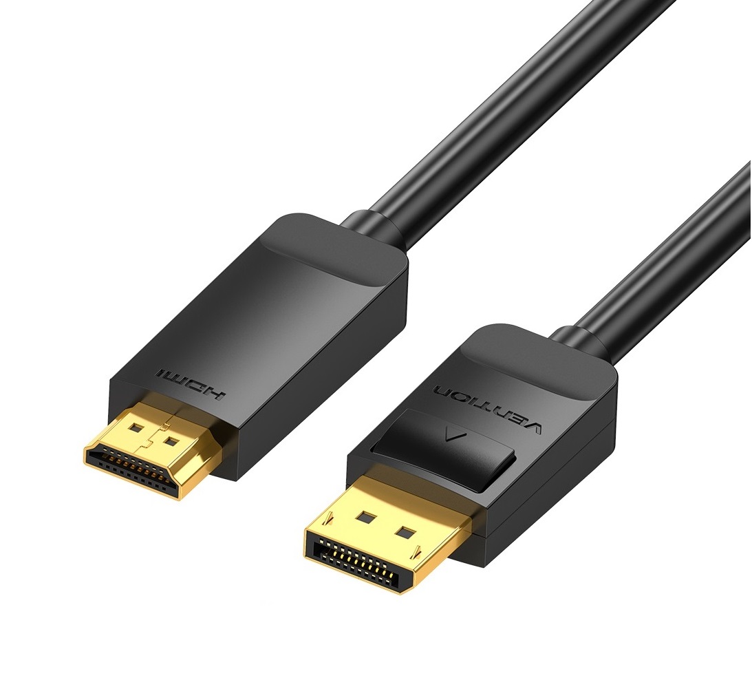 Vention DisplayPort Cable to HDMI 4K30Hz 1.0m HAGBF